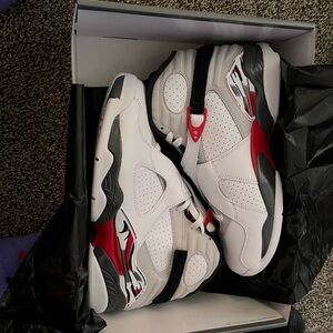 jordan 8 bugs, true red